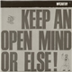 McCarthy - Keep An Open Mind Or Else